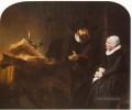 des mennonitische Ministers Cornelis Claesz Anslo im Gespräch mit seiner Frau Aaltje Rembrandt